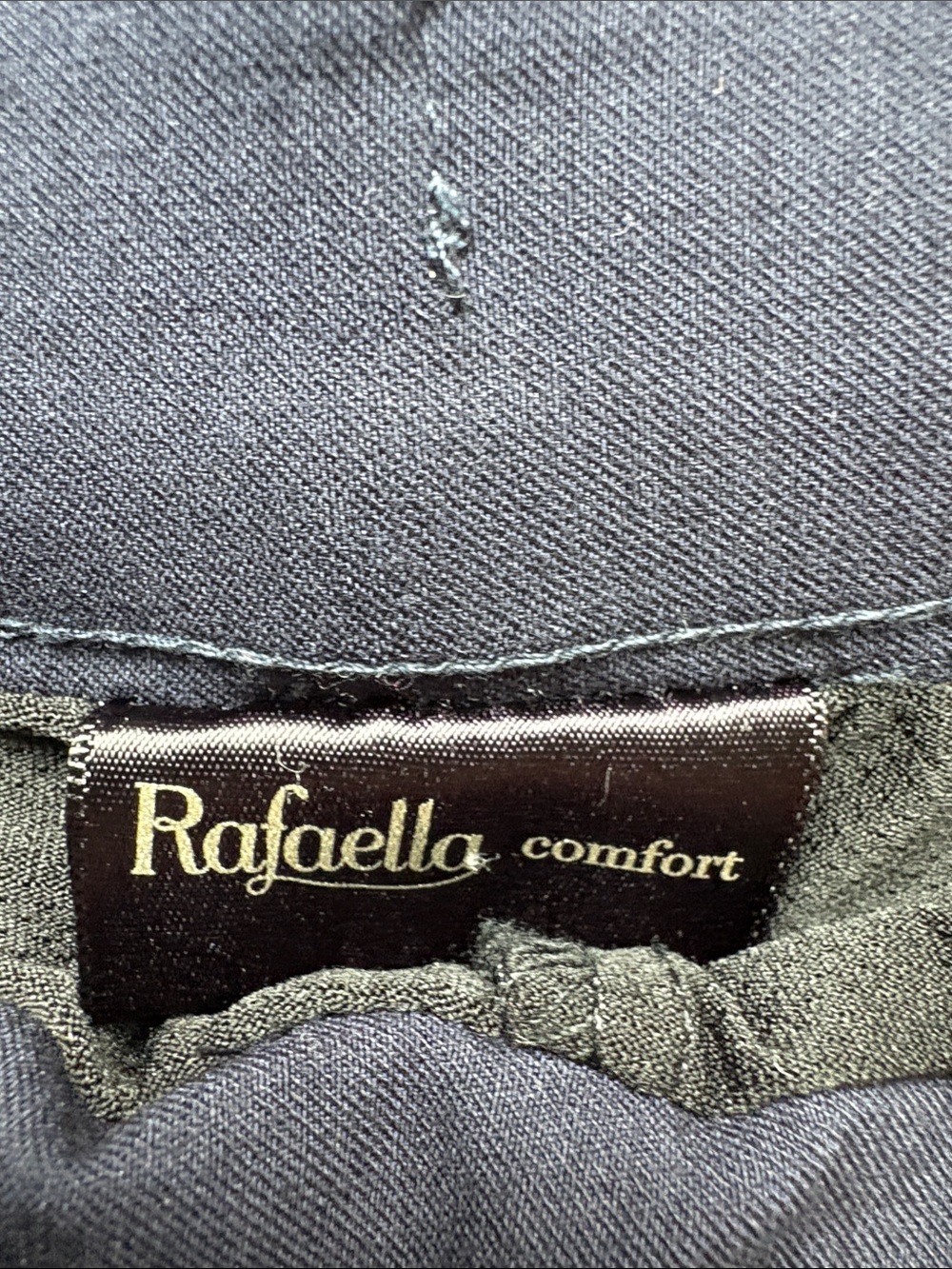 Rafaella Navy Mini Skort with Button Accents - Picture 2 of 8